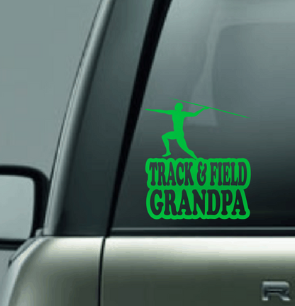 Track & Field Family Custom Decal - Javelin (Male)