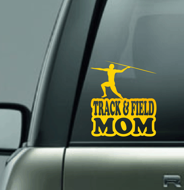 Track & Field Family Custom Decal - Javelin (Male)