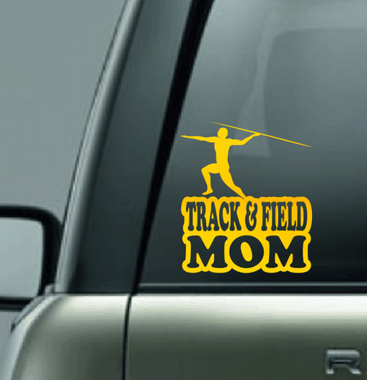 Track & Field Family Custom Decal - Javelin (Male)