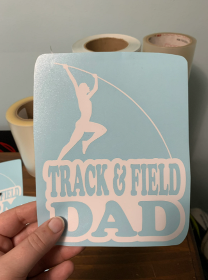 Track & Field Family Custom Decal - Pole Vault