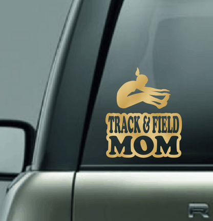 Track & Field Family Custom Decal - Long Jump (Female)