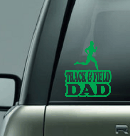 Track & Field Family Custom Decal - Long Distance (Male)