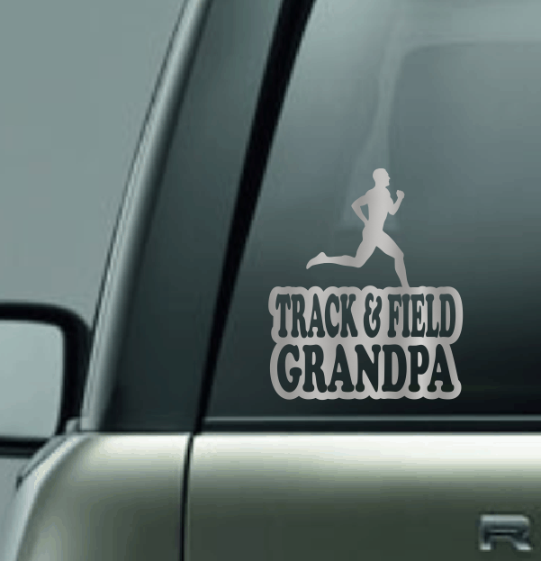 Track & Field Family Custom Decal - Long Distance (Male)