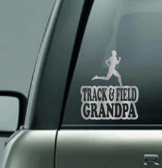 Track & Field Family Custom Decal - Long Distance (Male)