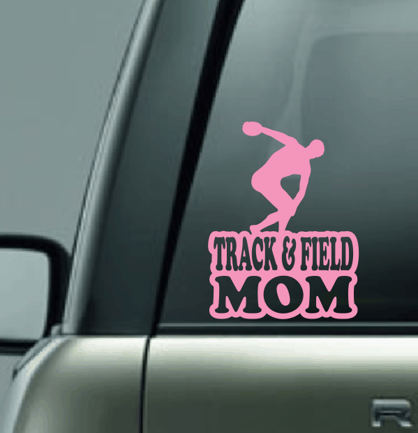 Track & Field Family Custom Decal - Discus (Male)