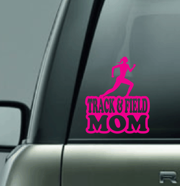 Track & Field Family Custom Decal - Long Distance (Female)