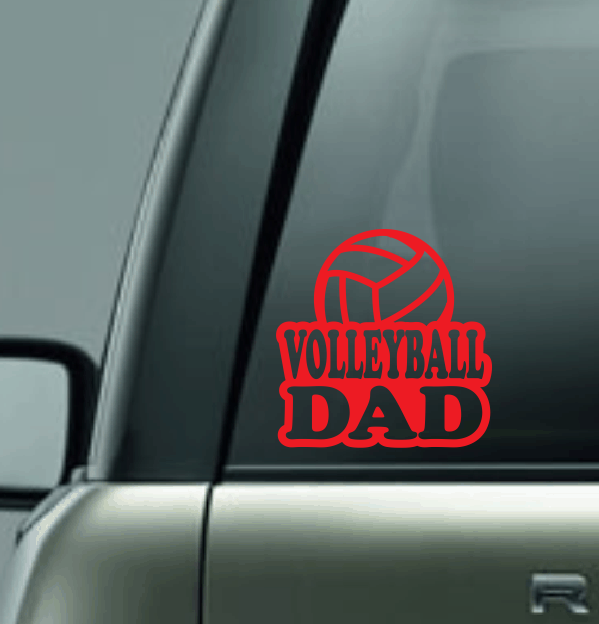 Volleyball Family Custom Decal - Ball