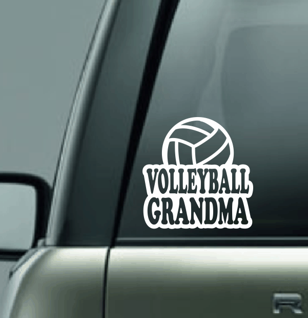 Volleyball Family Custom Decal - Ball