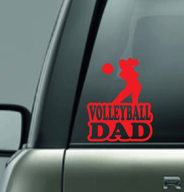 Volleyball Family Custom Decal - Passing