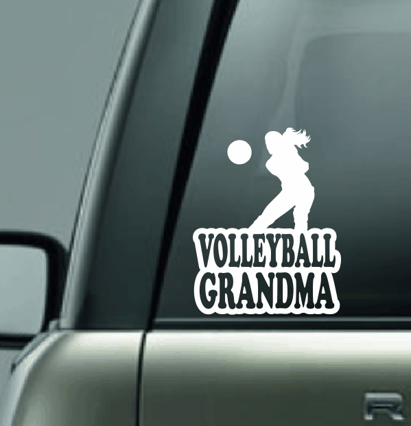 Volleyball Family Custom Decal - Passing