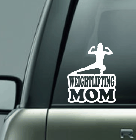 Weightlifting Family Custom Decal - Crouch Flex