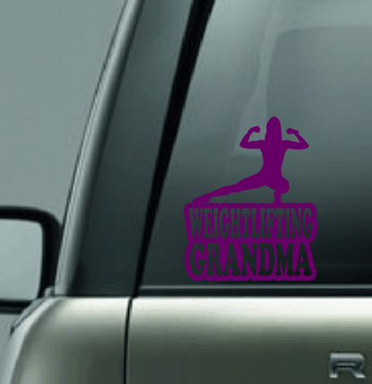 Weightlifting Family Custom Decal - Crouch Flex