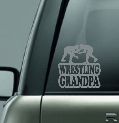 Wrestling Family Custom Decal - Facing