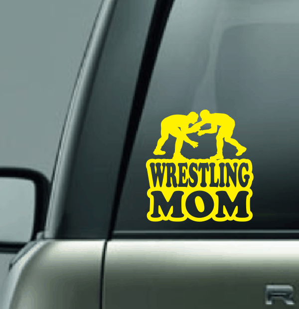 Wrestling Family Custom Decal - Facing