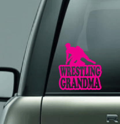 Wrestling Family Custom Decal - Grab Behind