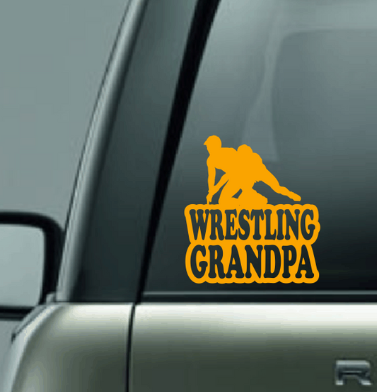Wrestling Family Custom Decal - Grab Behind