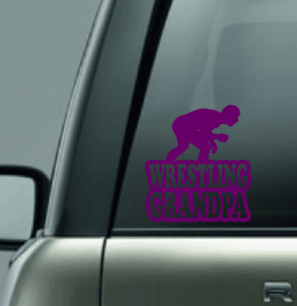 Wrestling Family Custom Decal - Single Wrestler