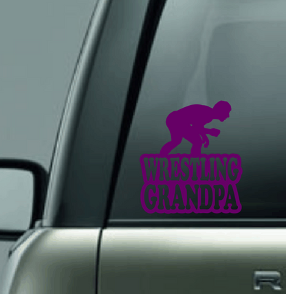Wrestling Family Custom Decal - Single Wrestler