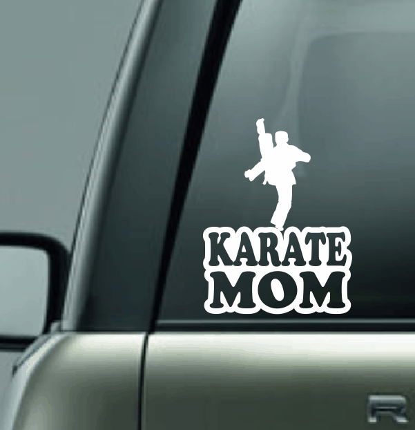 Karate Family Custom Decal - High Kick