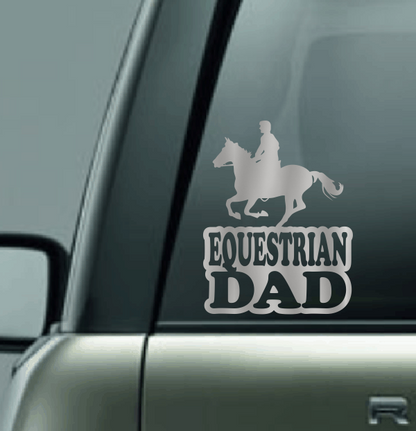 Equestrian Family Custom Decal - Male