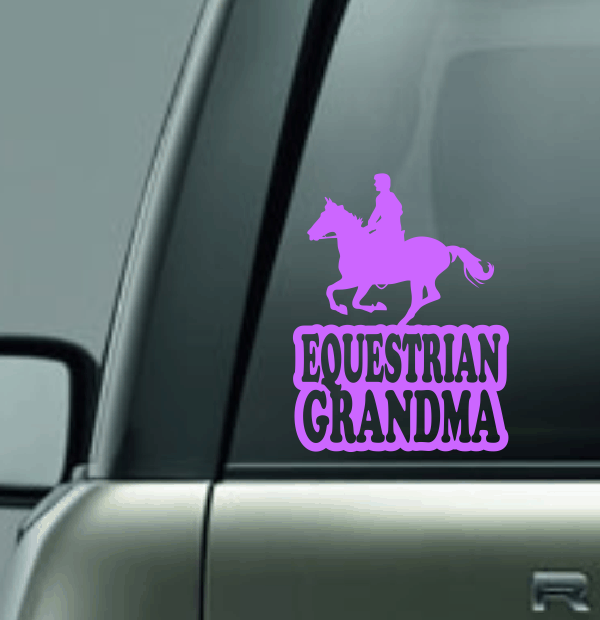 Equestrian Family Custom Decal - Male