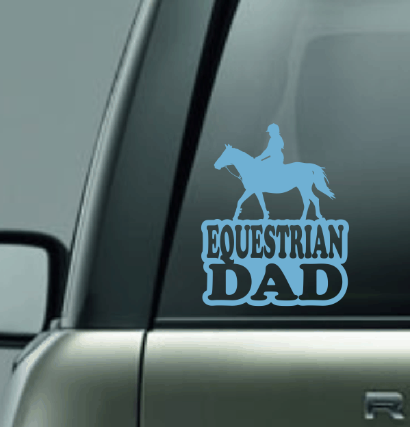 Equestrian Family Custom Decal - Female