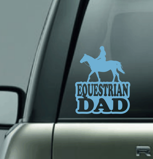 Equestrian Family Custom Decal - Female