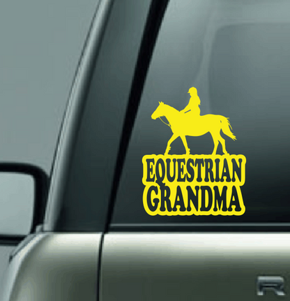 Equestrian Family Custom Decal - Female