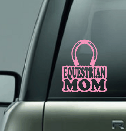 Equestrian Family Custom Decal - Horseshoe