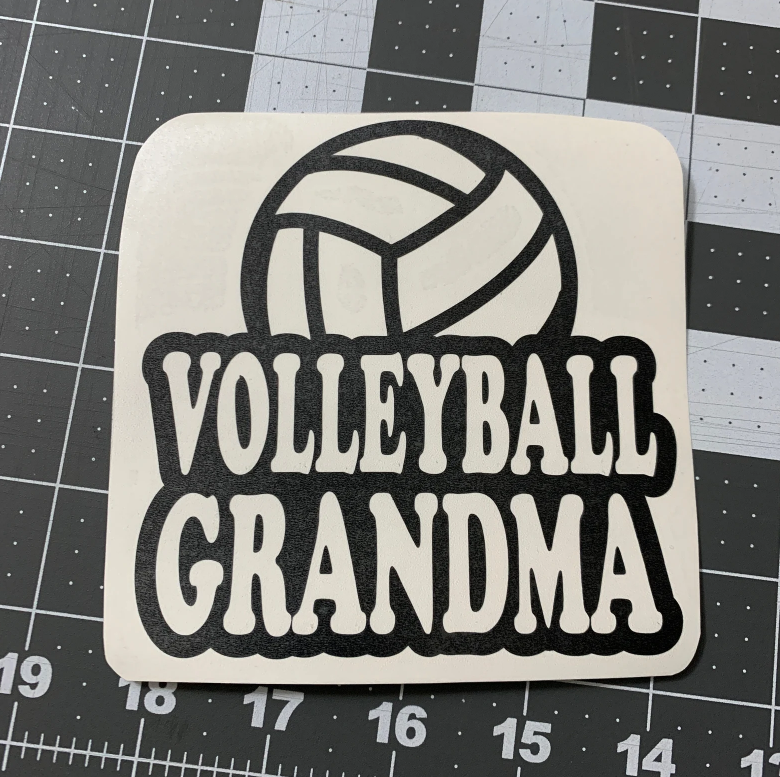 Volleyball Family Custom Decal - Ball