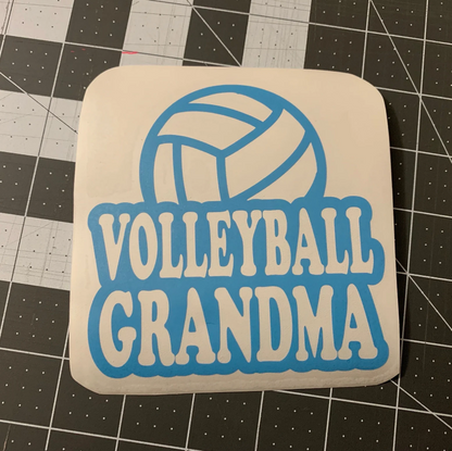 Volleyball Family Custom Decal - Ball