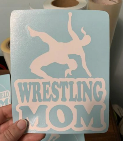 Wrestling Family Custom Decal - Female Flip