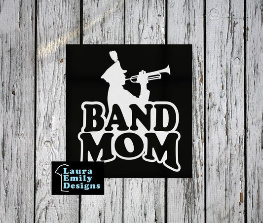 Band Mom Decal, High School Band Mom, Band Mom Car Decal, Band Car Decal, Band Family Decal, High School Marching Band Mom, CUSTOM