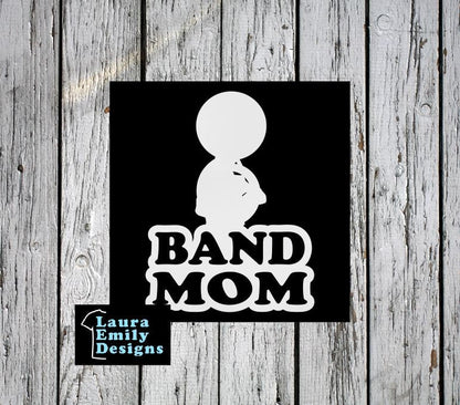 Band Mom Decal, High School Band Mom, Band Mom Car Decal, Band Car Decal, Band Family Decal, Marching Band Mom, Tuba Mom, CUSTOM