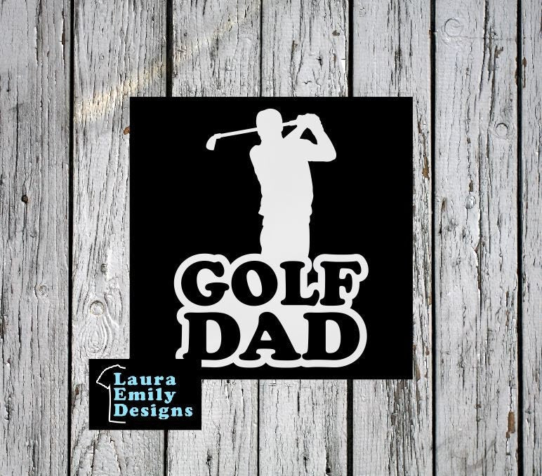 Golf Dad, Golf Dad Car Decal, Golf Dad Sticker, Golf Decal, Proud Golf Dad, High School Golf, Golf, Golf Tournament, Golfer, Golf Ball