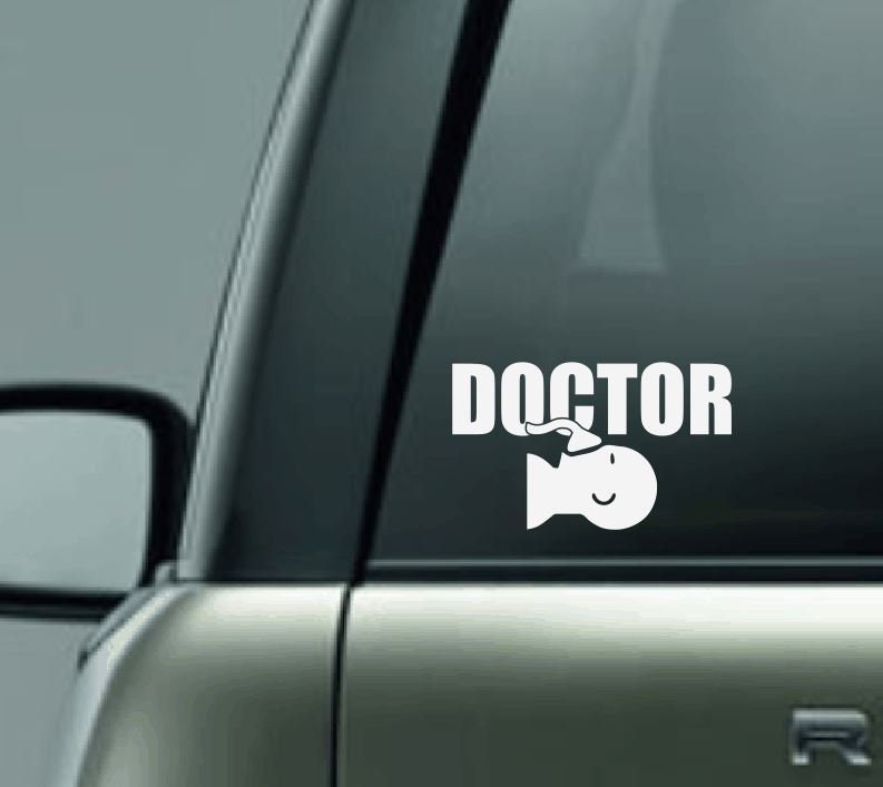 Anesthesiologist Car Decal, Anesthesia Doctor Car Decal, Proud Doctor Car Decal, Surgery Car Decal, Personalized Car Decal, Doctor Car Decal