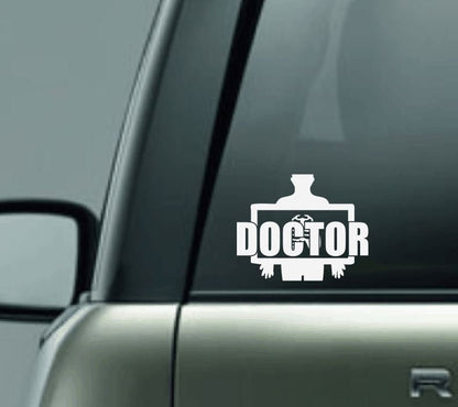 Radiologist Car Decal, X-ray Doctor Car Decal, Proud Doctor Car Decal, Doctor Car Decal, Radiology Car Decal, Skeleton, X-ray Technician