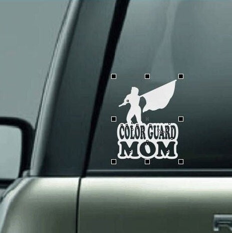 Color Guard Mom Decal, High School Color Guard, Flag Twirler, Color Guard Mom, Color Guard, Dance Mom, Custom High School Decal