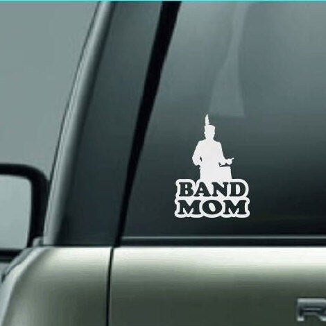 Band Mom Decal, High School Band Mom, Band Mom Car Decal, Band Car Decal, Band Family Decal, Marching Band Mom, Drum Mom, CUSTOM