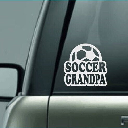 Soccer Grandpa, Soccer Grandpa Car Decal, Soccer Grandpa Sticker, Soccer Decal, Proud Soccer Grandpa, High School Soccer Decal