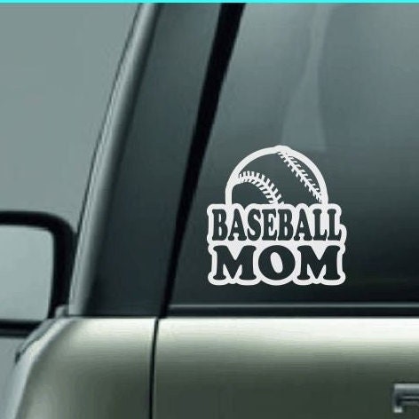 Baseball Mom, Baseball Mom Car Decal, Baseball Mom Sticker, Baseball, Baseball Decal, Proud Baseball Mom, High School Baseball Decal, CUSTOM