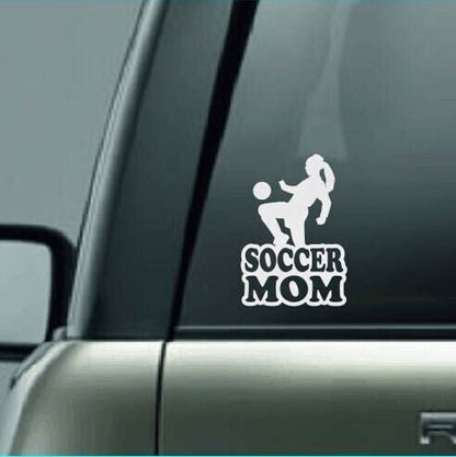 Soccer Mom, Soccer Mom Car Decal, Soccer Mom Sticker, Soccer Decal, Proud Soccer Mom, High School Soccer Decal, Girl Soccer Player Decal