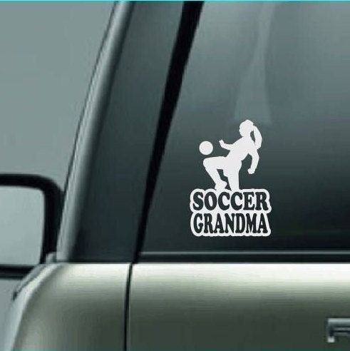 Soccer Grandma, Soccer Grandma Car Decal, Soccer Grandma Sticker, Soccer Decal, Proud Soccer Grandma, High School Soccer Decal