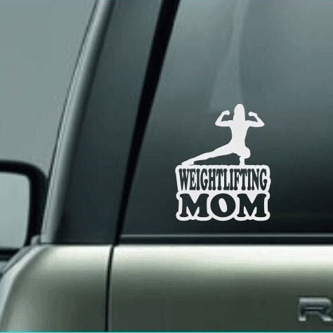 Weightlifting Mom, Weightlifting Mom Decal, High School Weightlifting, Professional Weightlifting, Lifting Weights, Muscles Decal, Coach