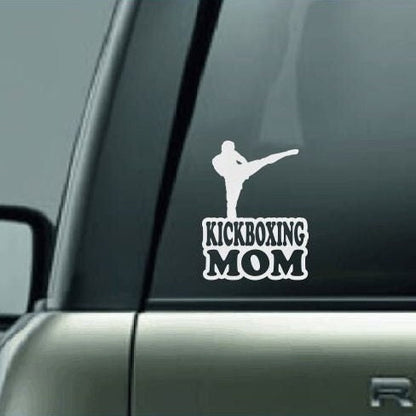 Kickboxing Mom, Boxing Mom Car Decal, Kickboxing Mom Sticker, Kickboxing Decal, Proud Boxing Mom, Kickboxing, Kickboxing Competition