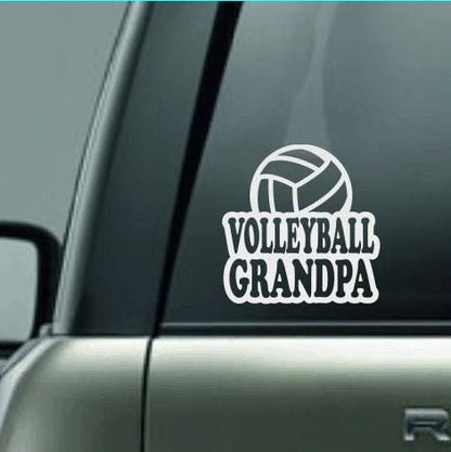 Volleyball Grandpa, Volleyball Grandpa Car Decal, Volleyball Grandpa Sticker, Volleyball Decal, High School Volleyball, Volleyball