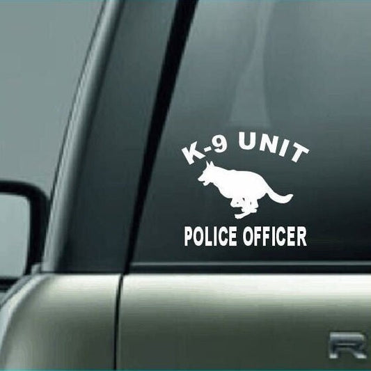 K-9 Unit, Police Officer Decal